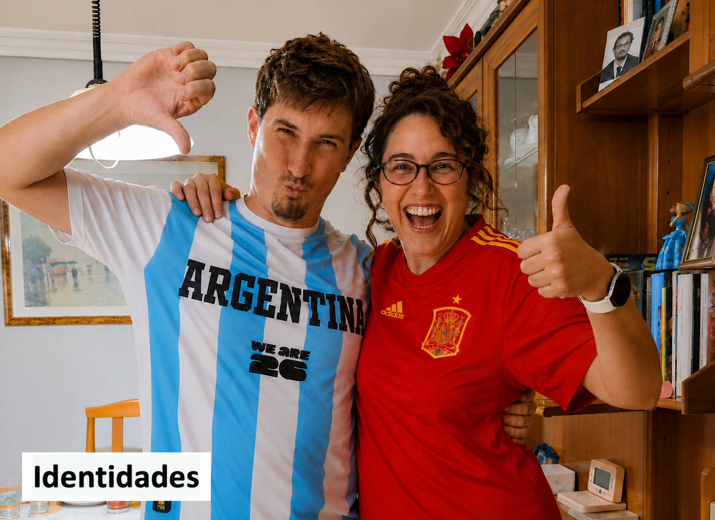 Celebrando juntos la final