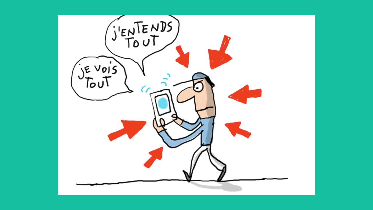 Caricature 1 sur les usages d’Internet